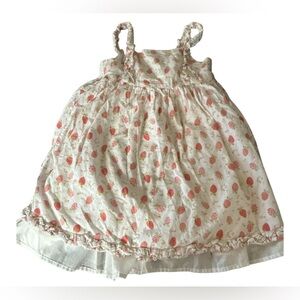 Joie Pink and White Strawberry Dress